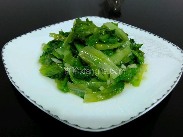 蒜泥生菜