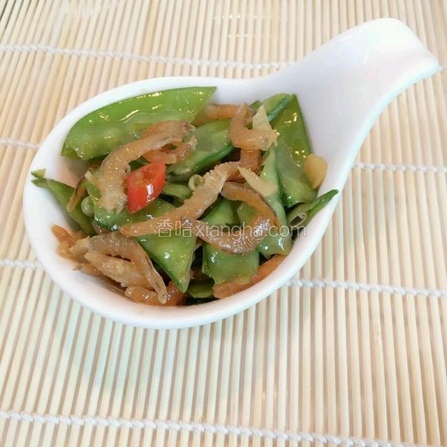 虾仁炒荷兰豆