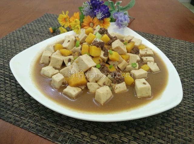 香芒牛肉焖豆腐
