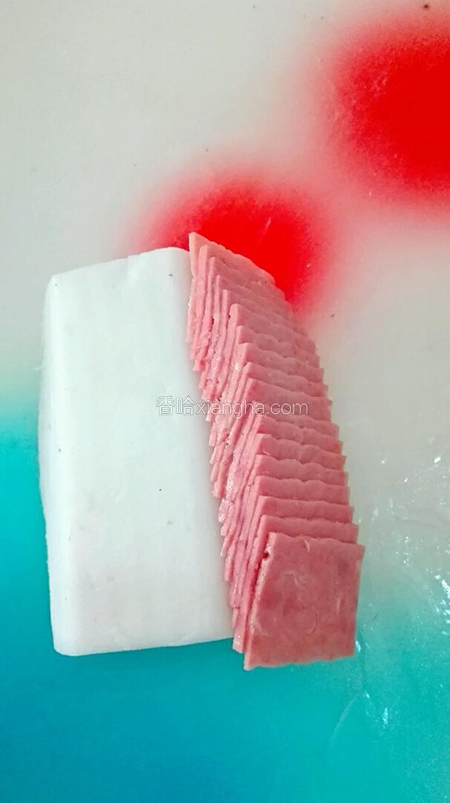 方肠切片摆上。