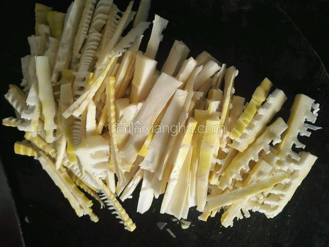破开切一指长段，细一点