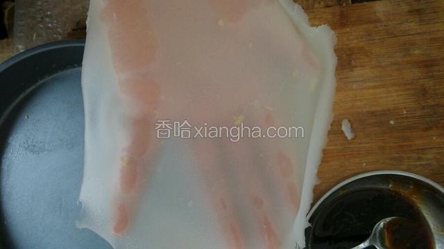 透明的凉皮就好了