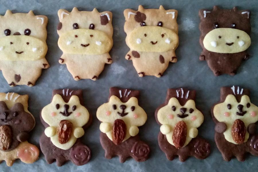 小动物曲奇饼干