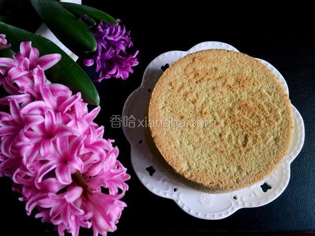 菠菜汁戚风蛋糕