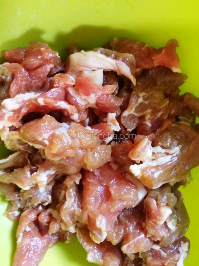 腌制碎肉二十分钟