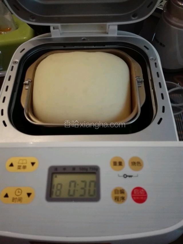 发酵2小时就ok了