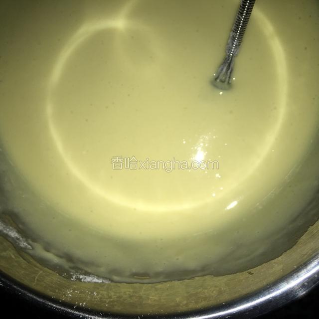 调成这种糊状就可以啦