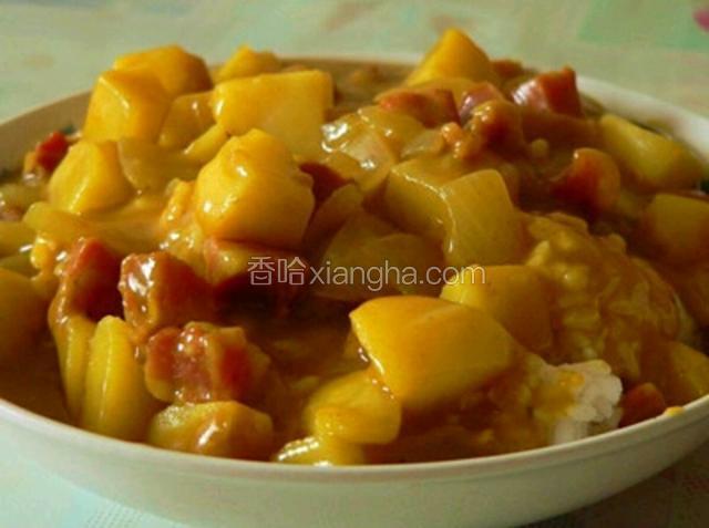 咖喱鸡腿土豆