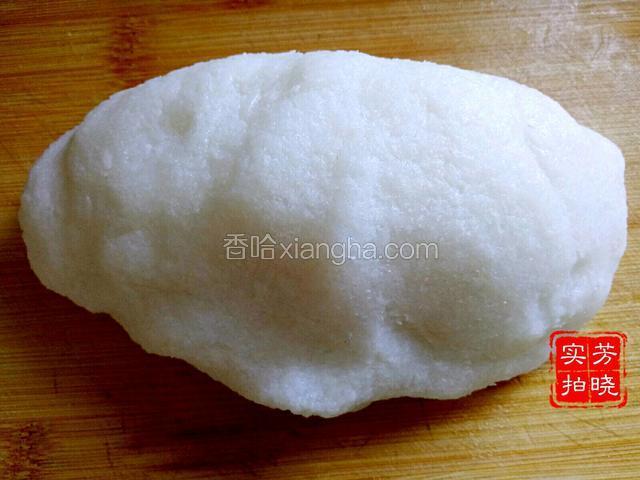 揉好揉绵的米饭