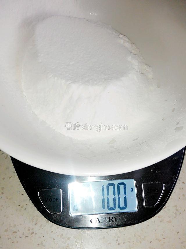 面粉100g(可2次烙6张薄饼)