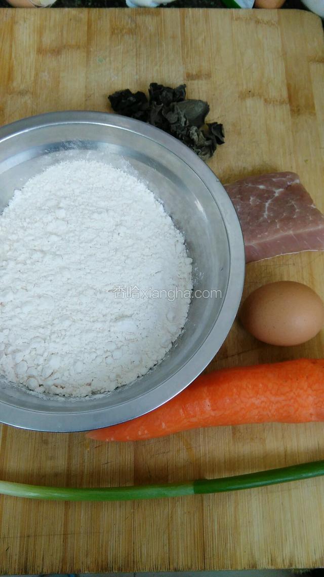 准备食材。