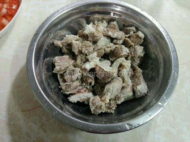 然后捞出洗干净