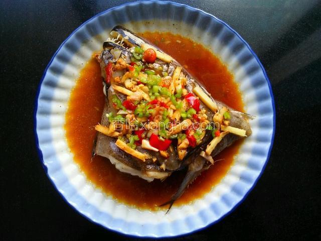 清蒸黑鱼头
