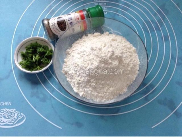 准备好食材。
