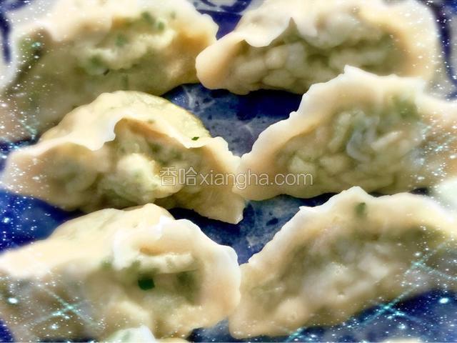 韭菜鸡蛋虾皮饺子