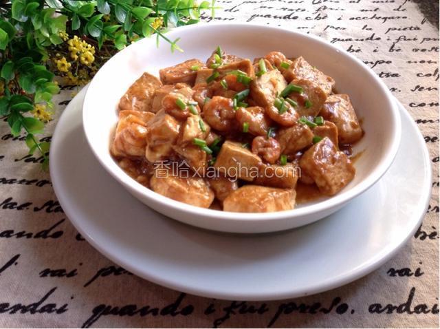 大虾红烧豆腐