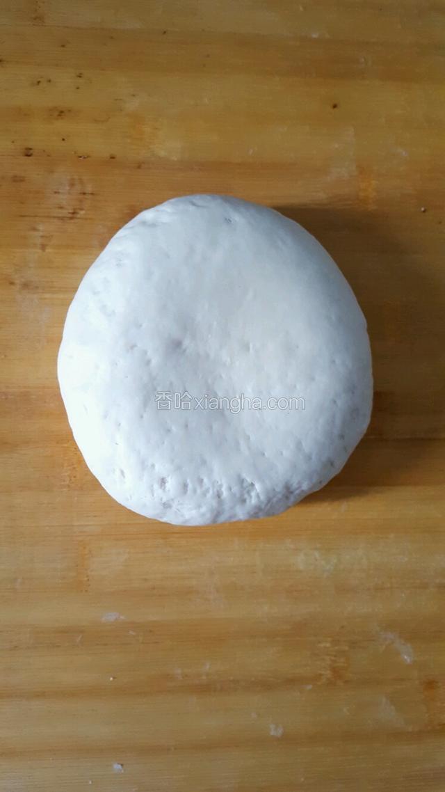 继续将面团揉圆