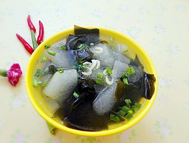 虾米冬瓜海带汤