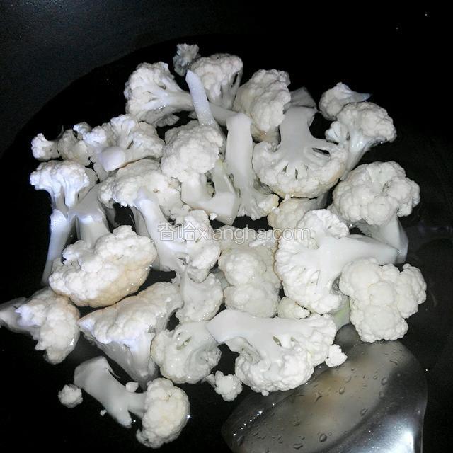 然后焯水