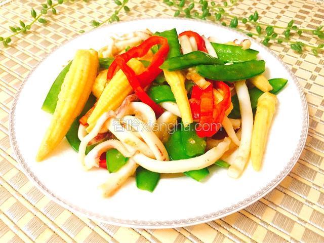 双蔬炒鲜鱿