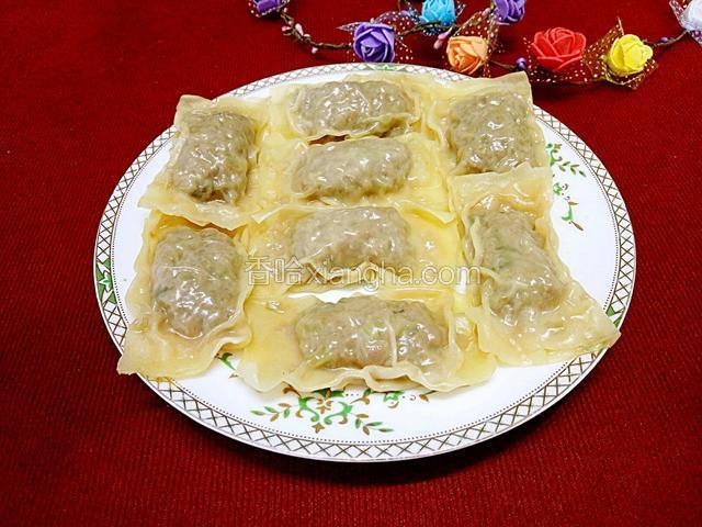 皮薄馅儿大味道鲜美