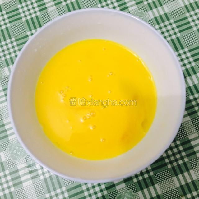 鸡蛋两个打散备用