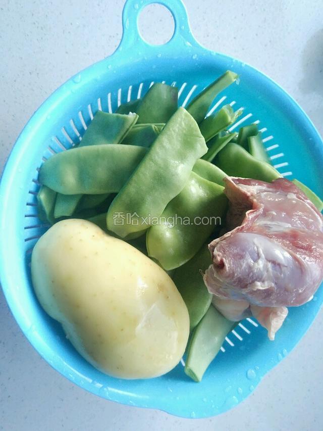 准备好食材