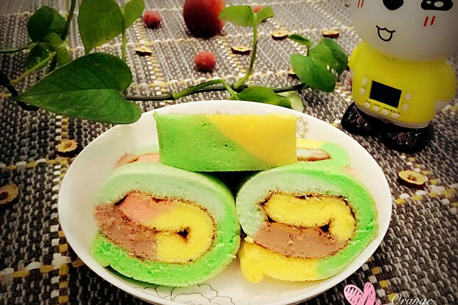 彩虹蛋糕卷