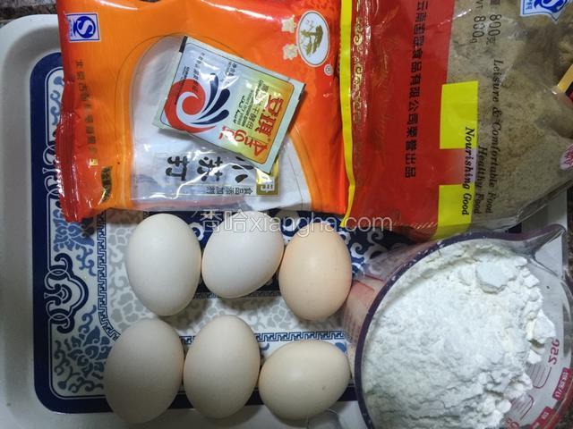准备好食材。