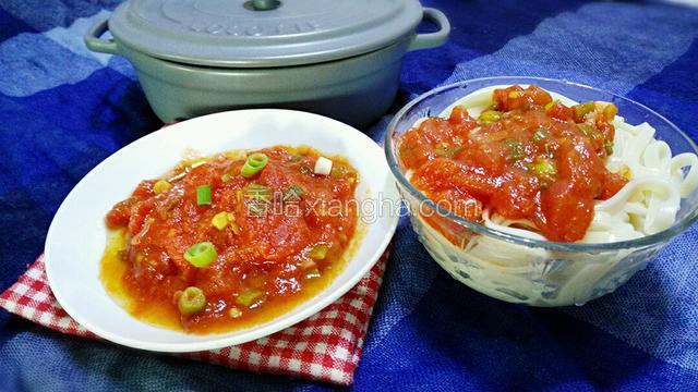 西红柿凉拌面