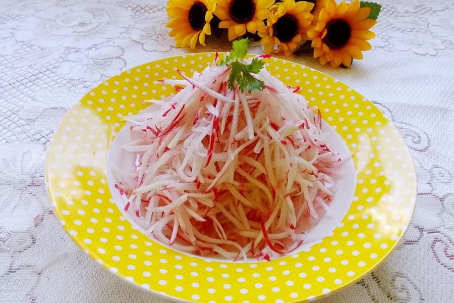 糖醋红水萝卜