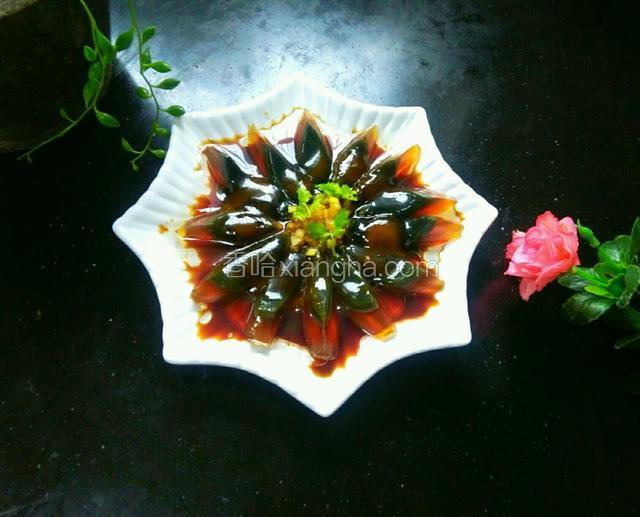 姜汁松花蛋
