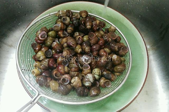 洗多几次  没有沙子了  用筛子捞起来 