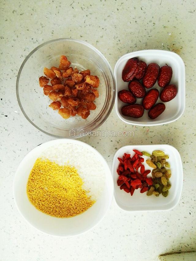 熬粥需要的食材