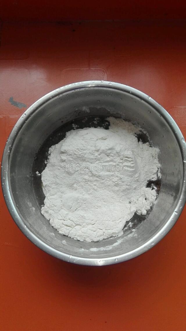 加入干面粉