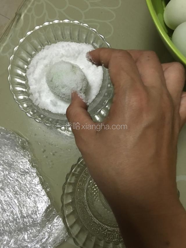 然后后在盐里打滚一卷
