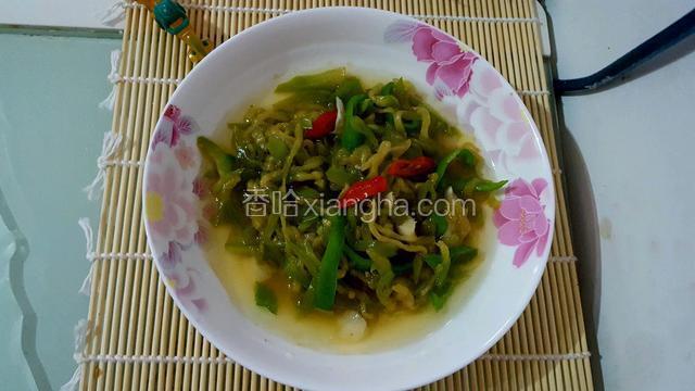 炝炒青茄丝