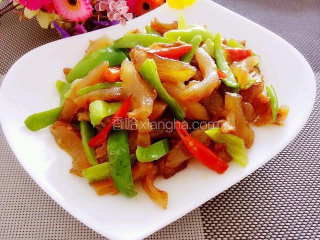 辣炒牛蹄筋