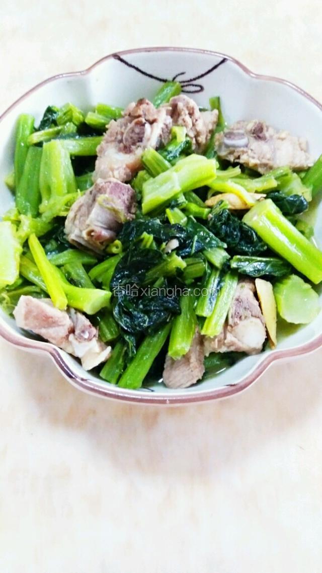 煲至汤浓，菜棉软，出锅