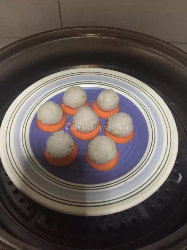 上锅蒸十分钟
