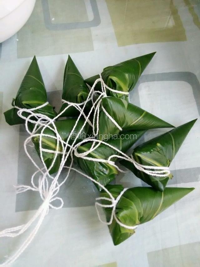 这是刚包好的