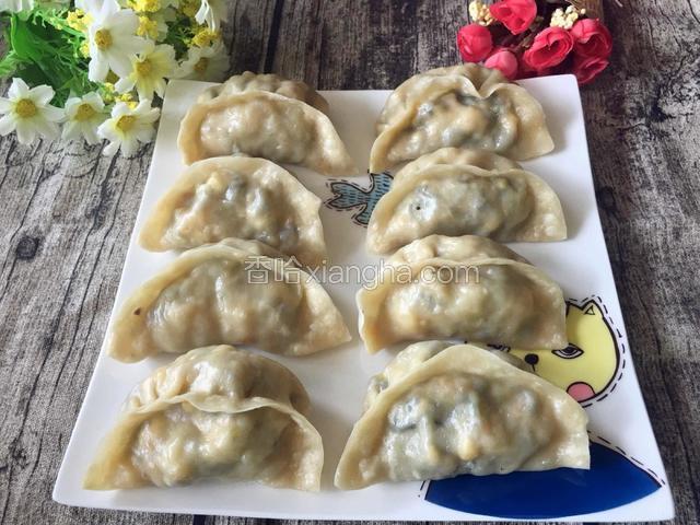 素馅蒸饺
