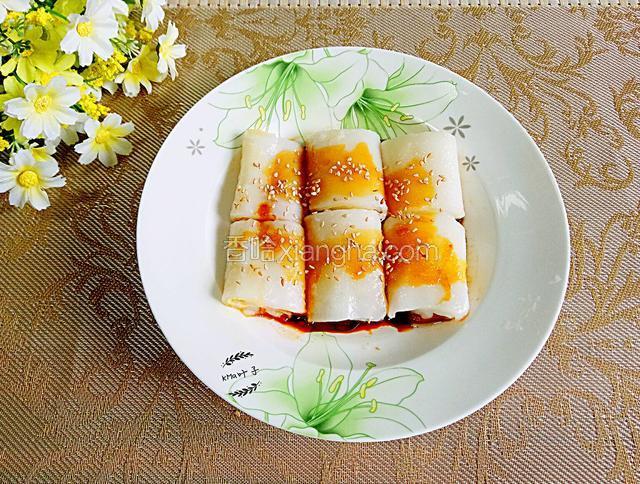 鸡蛋肠粉