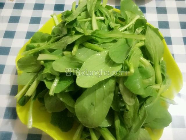 去根洗净滤水备用；