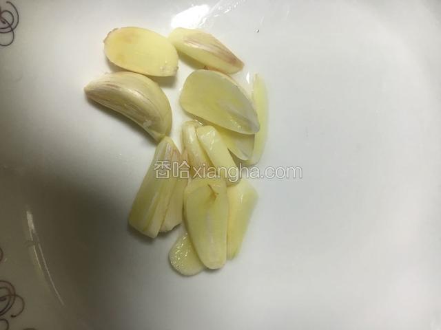 蒜头剥皮切片