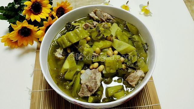酸菜苦瓜排骨汤