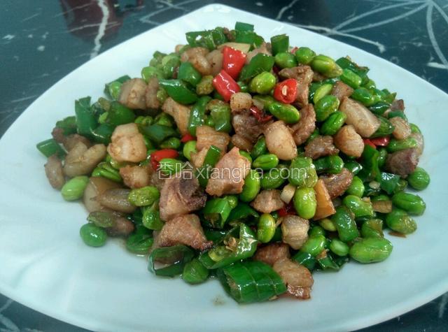 肉炒毛豆
