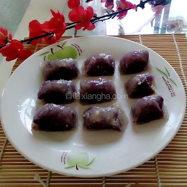 紫薯西米卷