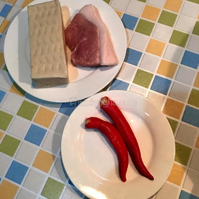 准备所需食材