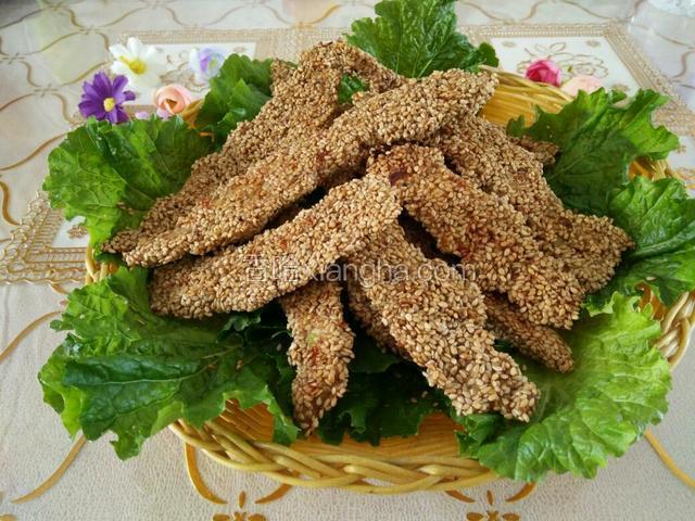 芝麻香脆鸡排